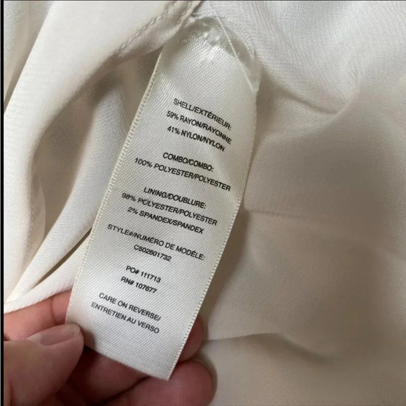 Alice + Olivia Cara Flared Lace Mini Dress Black Ivory Contrast Cocktail Size 4 - Picture 16 of 17